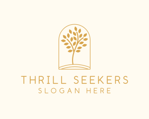 Natural Wellness Tree logo design