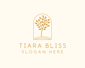 Natural Wellness Tree logo design