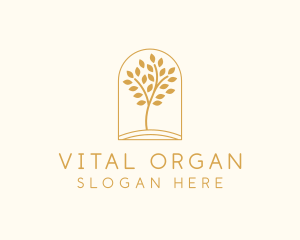 Natural Wellness Tree logo design