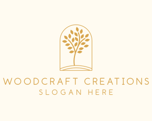 Natural Wellness Tree logo design