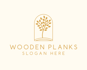 Natural Wellness Tree logo design