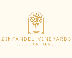 Natural Wellness Tree logo design