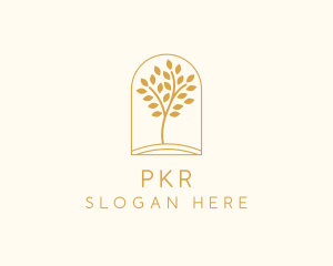 Natural Wellness Tree logo design