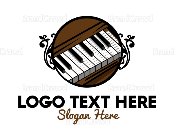 Music Piano Pianist Logo
