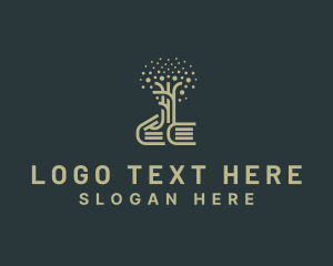 Textbook - Book Tree Publishing Bookstore logo design
