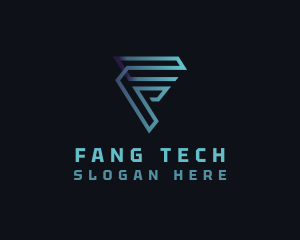 Tech Programmer Letter F logo design