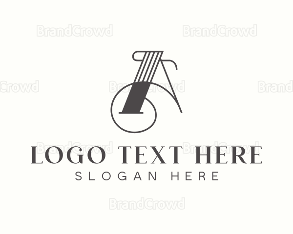 Stylist Artist Letter A Logo