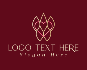 Luxury - Gold Luxury Heart logo design