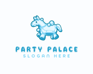 Party Balloon Horse logo design