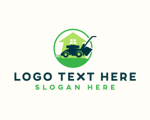 Lawn Care Mower Logo