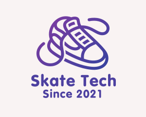 Sneaker Skate Shoes logo design