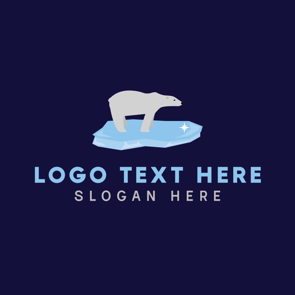 Polar Bear Ice Logo | BrandCrowd Logo Maker | BrandCrowd