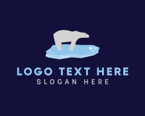 Polar Bear - Polar Bear Ice logo design