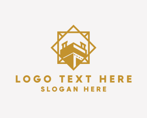 Shape - Diamond Tower Structure logo design