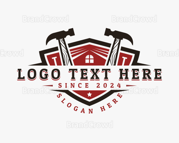 Repair Carpentry Builder Logo