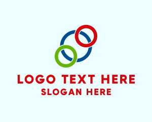 Color - Basic Simple Rings logo design