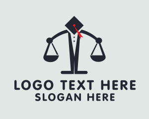 Legal Attorney - Law School Scale logo design