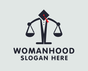 Prosecutor - Law School Scale logo design