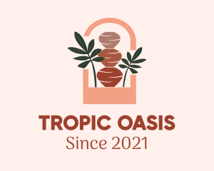 Tropic - Tropical Leaf Decor logo design