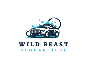 Car Wash Automotive logo design