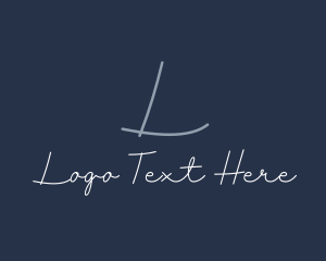 Photographer - Script Handwriting Beauty Spa logo design