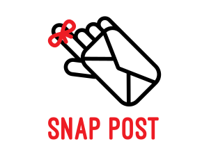 Postcard - Mail Envelope Hand logo design