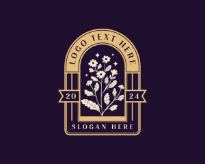 Gardening - Luxury Flower Plant logo design