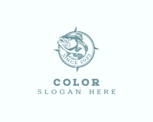 Trout - Saltwater Cod Fishery logo design