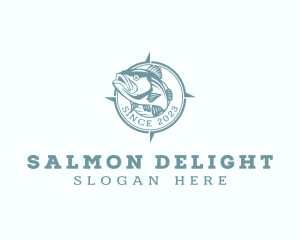 Salmon - Saltwater Cod Fishery logo design