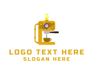 Steampunk Coffee Maker Logo