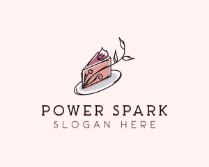 Cake Slice - Dessert Cake Bakery logo design