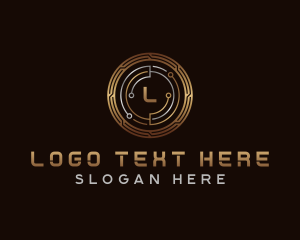 Electronic - Cyber Digital Crypto logo design