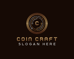 Cyber Digital Crypto logo design