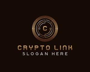 Cyber Digital Crypto logo design