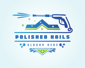 Pressure Washing Cleaning logo design