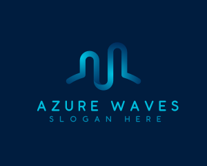 Business Studio Wave logo design