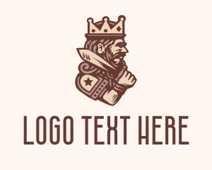 King - Medieval King Monarch logo design