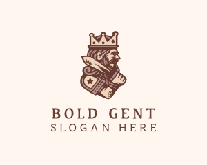 Medieval King Monarch  logo design