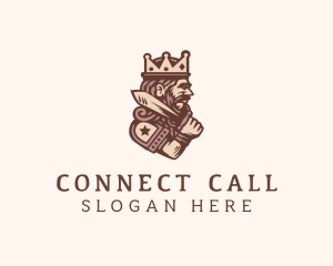 Medieval King Monarch  logo design