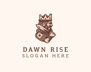 Medieval King Monarch  logo design