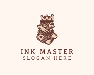 Medieval King Monarch  logo design