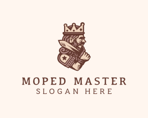 Medieval King Monarch  logo design