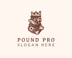 Medieval King Monarch  logo design