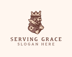 Medieval King Monarch  logo design