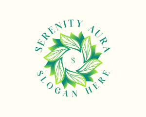 Leaves Nature Spa logo design