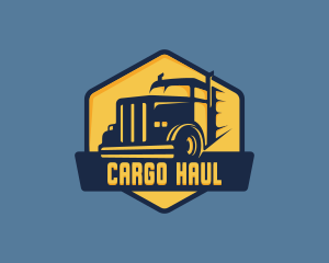 Truck Shipping Haulage logo design