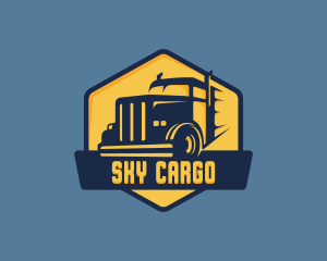 Truck Shipping Haulage logo design