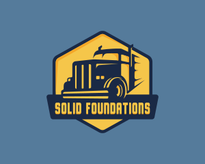 Trucker - Truck Shipping Haulage logo design