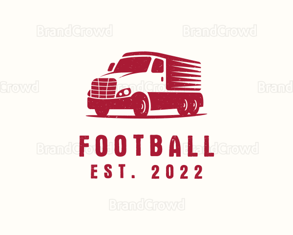 Logistic Forwarding Truck Logo