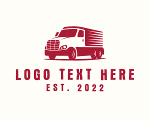 Transportation - Logistic Forwarding Truck logo design